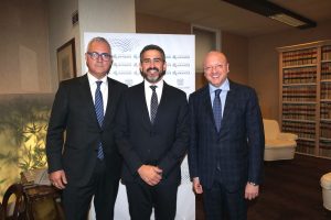 Il futuro delle PMI alla sfida della managerialità Da sx: Stefano Cuzzilla, Riccardo Fraccaro e Vincenzo Boccia