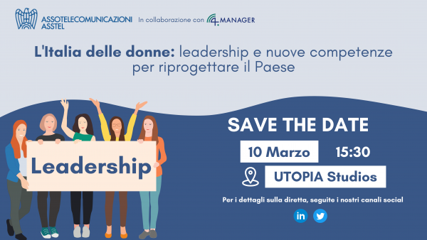 Asstel – Evento donne – Save The Date – Logo in alto