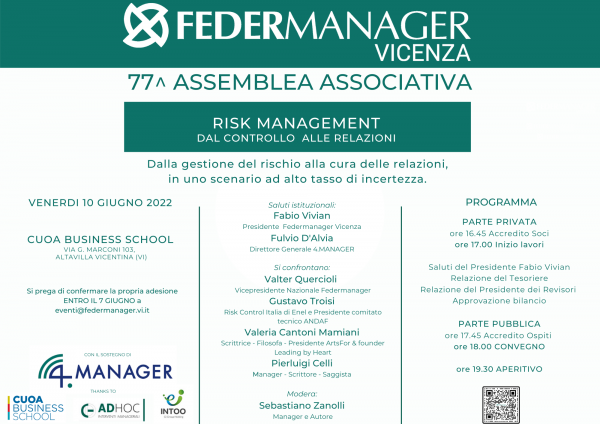 RISK MANAGEMENT DAL CONTROLLO ALLE RELAZIONI (6)