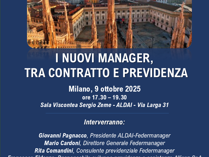 2025-10-09-Federmanager-I-nuovi-manager-tra-contratto-e-previdenza-loghi