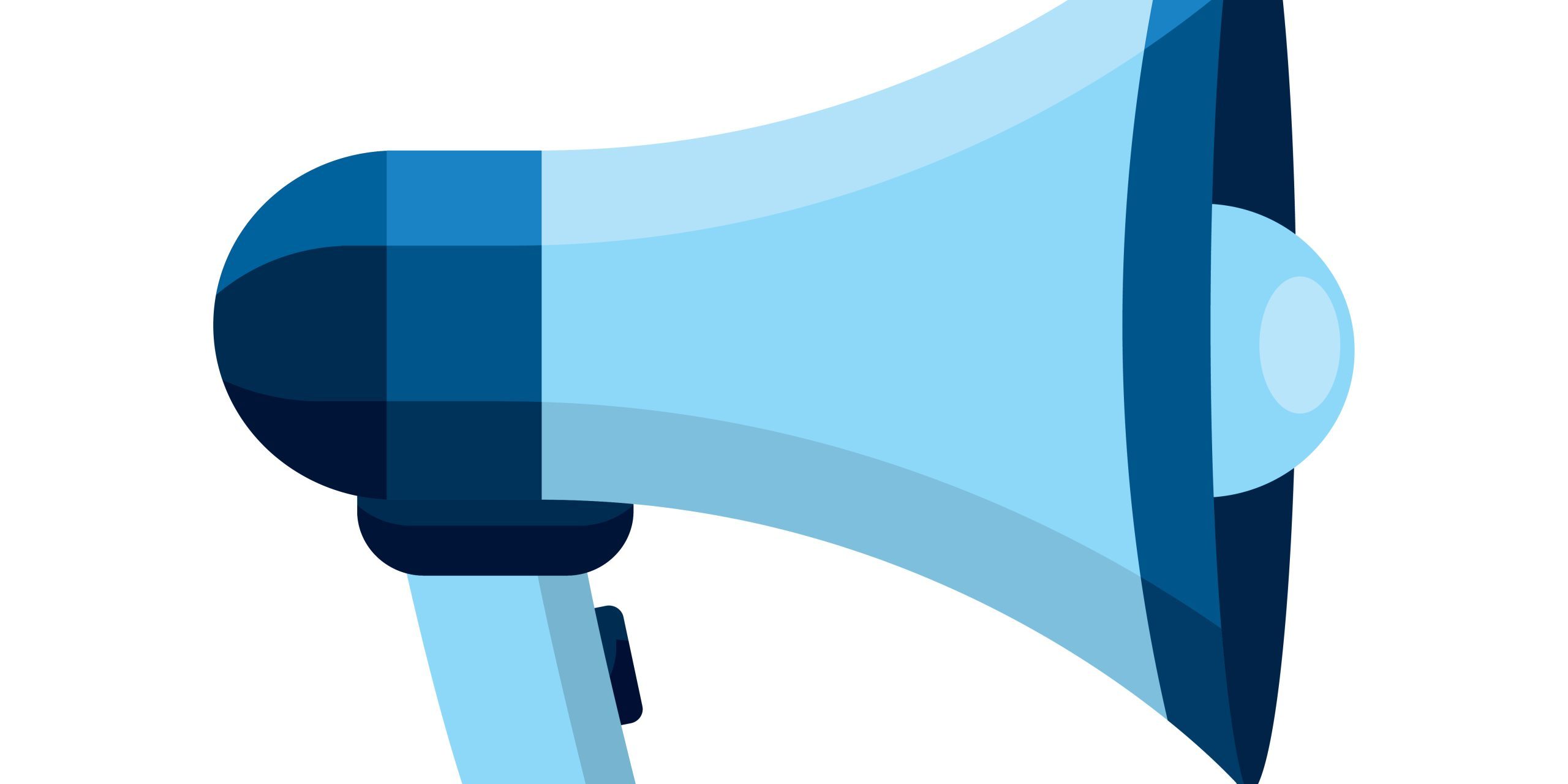 megaphone announce vector
