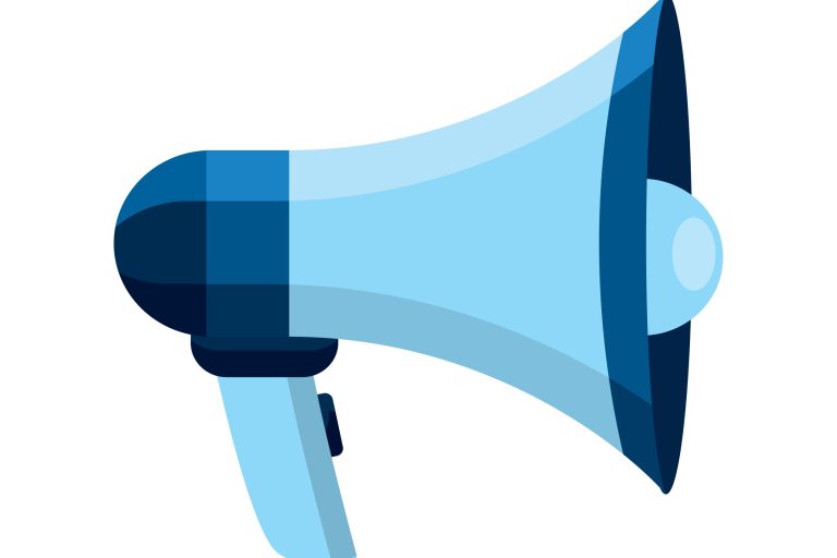 megaphone announce vector